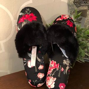 Victoria’s Secret Floral Slippers